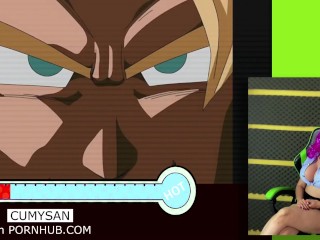 DRAGON BALL Z Chichi & Bulma vs Gogeta Hentai r34 Porn Reaction rule 34 nsfw nude