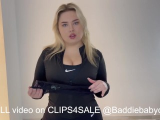 Giantess’ Dirty Gym Panties Slave-Preview