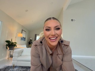 BLONDE SEX EXPERT come to my place to please me with her perfect body - KAYLEY GUNNER - VINCE KARTE