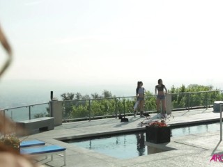 ArchAngelVids - Hot and horny lesbian threesome