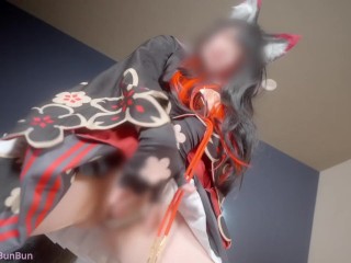 【ぶんコス】ブル◯カ　ワ◯モ♡「あなた様の精◯で満たされる♡♡」先生と密会連続中◯しえっち♡子種をもらうため見せつけ精◯オ◯ニー♡