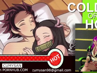 DEMON SLAYER Nezuko kamado + Tankiro KIMETSU NO YAIBA Hentai UNCENSORED Reaction CARTOON  r34 porn