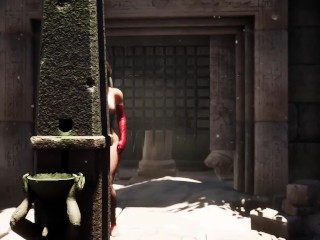 Beasts in the Sun Sex Game version 7 #06 Tomb Rider parody Porn game