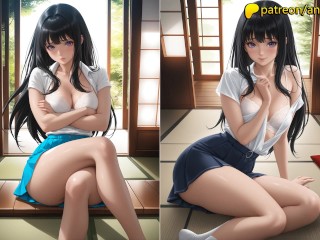 Takina Nishikigi: Battle angel becomes a wet toy for pleasure