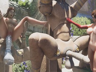 Beasts in the Sun Sex Game #10 version7 Tomb Rider parody Porn game