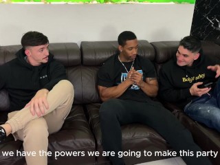 She tricks one of her three friends into cumming inside her secretly!