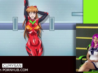 Neon Genesis EVANGELION Azuka Langley x Shinji Ikari UNCENSORED Hentai Reaction CARTOON  rule 34 r34