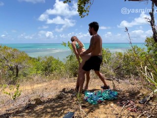 Sexo ANAL ao ar livre em praia Nordestina