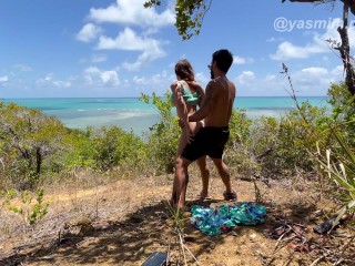 Sexo ANAL ao ar livre em praia Nordestina