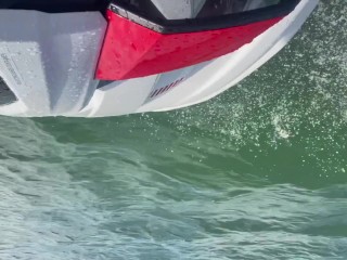 lil d claps Valerie kay on a jetski pt 1