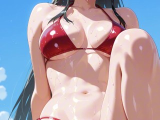 Akame's ass makes you crazy [Humiliation, Femdom, Anal, Ass Worship] - Hentai Joi