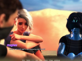 Projekt: Passion Parte 17(Legendado) Aria Toca Sua Bucetinha e Kelly Deita Com Seus Peitos Soltinhos