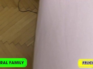 College Cutie Felicia Vina's Cum-Drenched Chimney Cake Orgy!