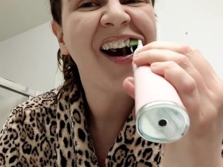 Drooling Spitting Tooth Brushing