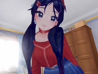 MiSide ASMR VR Roleplay ❤️ Crazy Cutie Mita Comes Into Your World ~ Pov - LEWD - Ear Licks