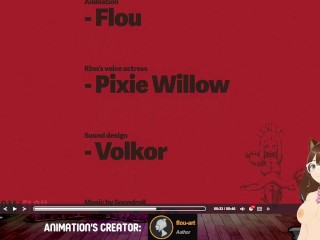 Hot girl sticks a anal plug that fucks her ass naughty (Flou animation) - Jazziuu