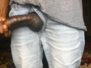 CURVED BLACK COCK STRIP TEASING