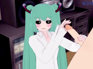 Hatsune Miku (39neko) and I have intense sex in the bedroom. - VOCALOID Hentai