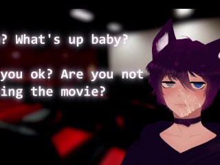 [M4A] Dog Boy Gets Head In A Movie Theater (Breathy Moans) (In Public) (Trying to be quiet) (Msub)