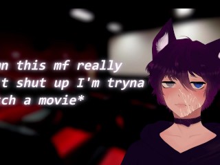 [M4A] Dog Boy Gets Head In A Movie Theater (Breathy Moans) (In Public) (Trying to be quiet) (Msub)
