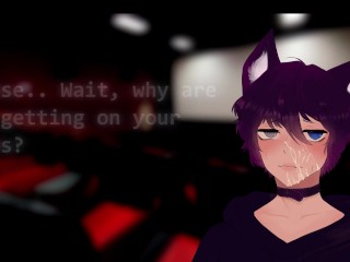 [M4A] Dog Boy Gets Head In A Movie Theater (Breathy Moans) (In Public) (Trying to be quiet) (Msub)