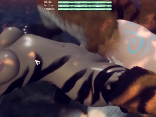 Sex with Bee Queen and More Monster Girls in the Breeders of the Nephelym Porn game