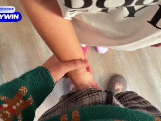 I Seduced My Step Sis When She Wearing "I Love Doggystyle" T-Shirt And Missionary Cum Inside Her!