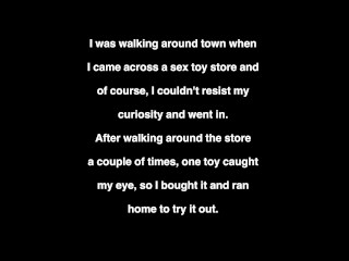 Trying a new toy to see if it satisfies my pussy