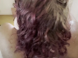 Massive bbc roughly fucks goth femboy - deepthroating and rough anal