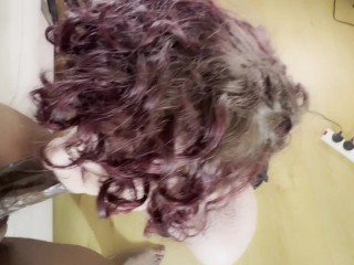 Massive bbc roughly fucks goth femboy - deepthroating and rough anal