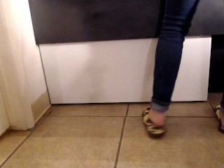 Leopard Flip Flops Back View Shoeplay