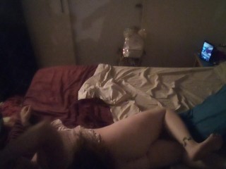 Watch busty pretty girls eyes roll back as I fuck her tight pink pussy in her favorite position