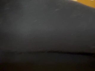 Tied up mistress and my slave enjoys my sweaty pantyhose