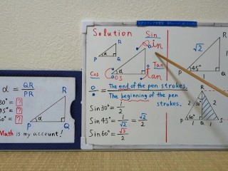 Sine Alpha. How to memorize.[JapanMath]()