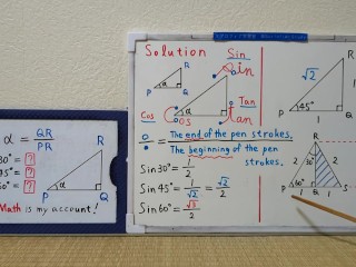 Sine Alpha. How to memorize.[JapanMath]()