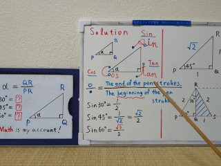 Sine Alpha. How to memorize.[JapanMath]()