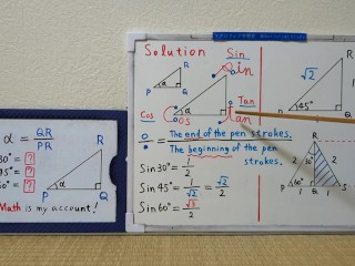 Sine Alpha. How to memorize.[JapanMath]()
