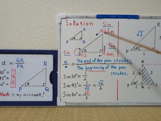 Sine Alpha. How to memorize.[JapanMath]()