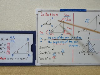 Sine Alpha. How to memorize.[JapanMath]()