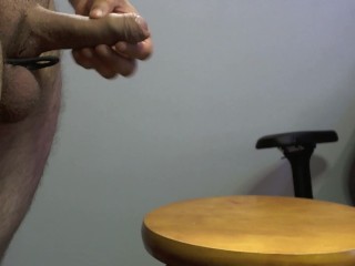 Full vid: Older video vibrating butt plug + autoblow machine with edging, ruined orgasms and more