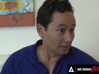 WE SWING BOTH WAYS - Naughty Bisexual Couple Have Hot Threesome With Friend