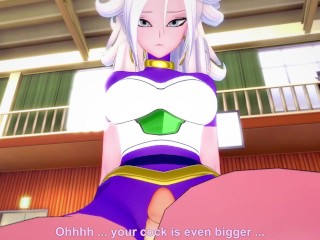 Android 21 from Dragonball Z Works Out With a Footjob! Hentai POV