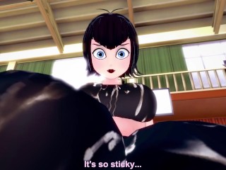 Mavis Dracula from Hotel Transylvania Works Out With a Footjob! Hentai POV