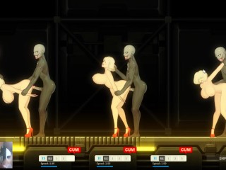 SEXY 2B ANDROID BEING FUCKED BY HUMANOID ALIENS