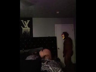 PAWG Fucks Masked BBC