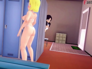 Gohan almost caught fucking Andoide 21 & also fuck milk | DragonBall Zex 3 | Full movie on Patreon