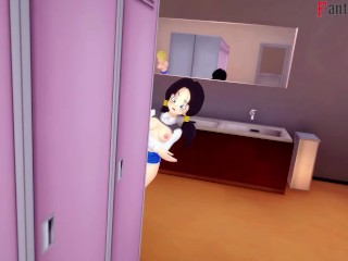 Gohan almost caught fucking Andoide 21 & also fuck milk | DragonBall Zex 3 | Full movie on Patreon