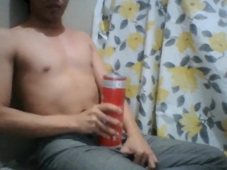 Nilabasan agad sobrang libog with improvised flesh fussy