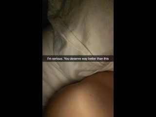 Mature wife cheats on her husband with the neighbor and shares the full story on Snapchat