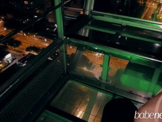 Swallowed his cum on a Ferris wheel 🎡